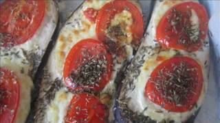 AUBERGINE A LA TOMATE ET MOZARELLA AU FOUR [upl. by Euqirdor15]