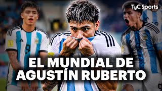 TODOS LOS GOLES DE RUBERTO EN EL MUNDIAL SUB 17 PARA ARGENTINA 🔥 ASÍ JUGÓ EL JUVENIL DE RIVER ⚽ [upl. by Hazrit]