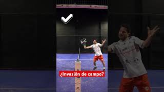 ¿Es invasión de campo REGLAS de pádel 🎾 [upl. by Lilyan934]