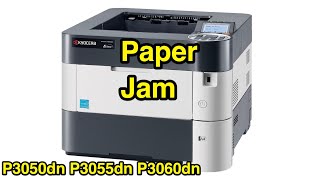 Kyocera Papaer Jam P3050dn P3055dn P3060dn [upl. by Shoemaker]