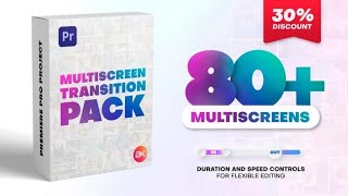 Modern Multiframe Transitions Premiere Pro Templates [upl. by Buroker]