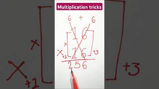 Multiplication shortcut Math tricks YouTube shorts short shorts viral [upl. by Enalb789]