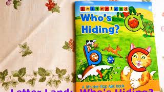 Study Cubby  Letterland Whos Hiding An ABC Lift The Flap Book  Read Aloud [upl. by Aisatsana58]