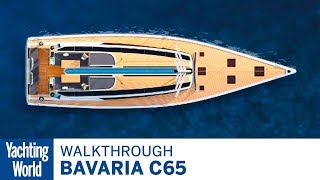 Bavaria C65  First Look  Yachting World [upl. by Aiekam583]