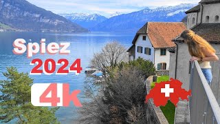 🇨🇭  2024  Winter  SWITZERLAND Suiza SPIEZ Paert 2 THUN BEATENBERG Lungern Grindelwald 🇨🇭 [upl. by Eirollam359]