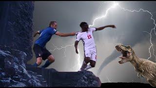 Chiellini saves Saka from death [upl. by Airdnna893]