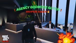 100🚨WORKING AGENCY GODMODE GLITCH SUPER EASY 🔥 GTA 5 ONLINE ❗️ [upl. by Nevs]