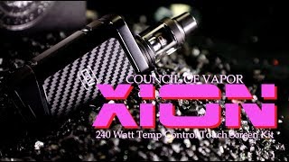 XION 240Watt Temp ControlTouch Screen Kit by Council Of Vapor Sample Mod Kit Review [upl. by Jade]