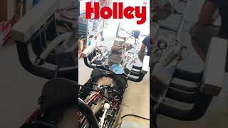 Installing a Pair of Holley Tunnel Ram Carburetors On My Dragster shorts [upl. by Kassel]