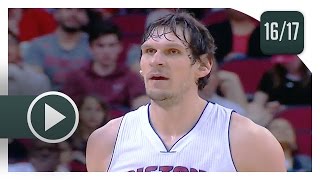 Boban Marjanovic Full Highlights vs Rockets 20170407  CareerHIGH 27 Pts 12 Reb BEAST [upl. by Merril]