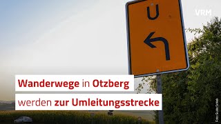 Wanderwege werden in Otzberg zur Umleitungsstrecke [upl. by Aimehs251]