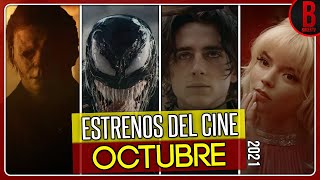 ESTRENOS del CINE OCTUBRE 2021  Películas que se Estrenan en Octubre 2021 [upl. by Magen]