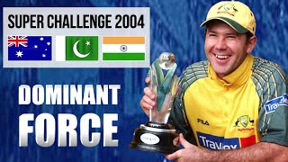 Aussie Dominant Force  India Pakistan Australia  Videocon Cup 2004  quotFull Tournament Packquot [upl. by Nylrehc]