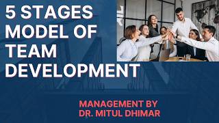 Tuckmen 5 stages model of team development  5 stages of team development in organizational behavior [upl. by Beckie]