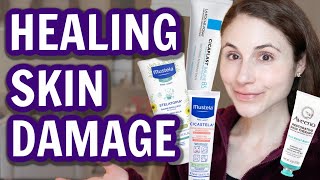 Best products for HEALING DAMAGED SKIN Dr Dray [upl. by Calvinna]