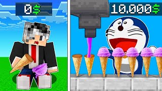 TOMBİŞ DONDURMA SATARAK MİLYARDER OLDU 😱  Minecraft [upl. by Appolonia870]