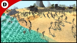 THE KASHYYYK BEACH LANDING  Men of War Star Wars Mod [upl. by Idna165]