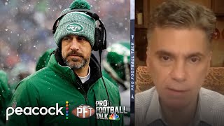 Aaron Rodgers appearances on Pat McAfee Show became a distraction  Pro Football Talk  NFL on NBC [upl. by Nosned]