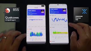 Exynos 990 S20 vs Snapdragon 855 S10 gaming comparison PUBG NBA Worst 2020 flagship for gaming [upl. by Abih]
