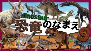 【あつまれ恐竜】きょうりゅうの名前part9 カッコいい恐竜が大集合！ティラノサウルスやイグアノドンなど人気の恐竜24種の名前を覚えよう◎ 【子供向け 恐竜アニメ】 [upl. by Ieluuk589]