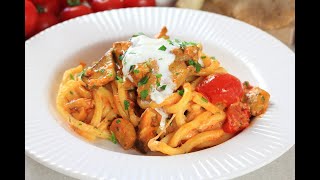 Pasta con funghi cardoncelli e stracciatella da leccarsi i baffi [upl. by Allayne]