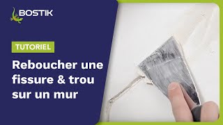 Tutoriel  Comment reboucher une fissure ou un trou sur un mur  Bostik [upl. by Arleta659]