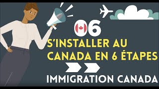 S’installer au Canada en 6 étapes  Immigration Canada [upl. by Follmer92]