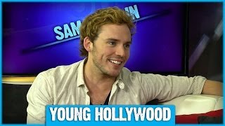 Sam Claflin on Training for Hunger Games Catching Fire [upl. by Eecart1]