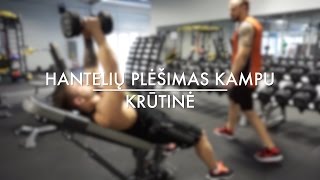 IronAcademy Krūtinė Hantelių plėšimas kampu Ironmanlt amp O Ringys [upl. by Pangaro]