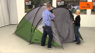 Easy Camp Phantom 500 Tent Pitching Video 2014 [upl. by Tomkiel]