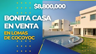 ¡Casa con GRAN ALBERCA en Lomas de Cocoyoc 🌴☀️Con un precio de 8800000 🔥 [upl. by Notreb]