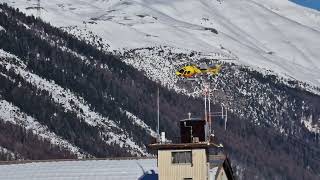 H125 Heli Bernina landing at Samedan base [upl. by Rothschild]