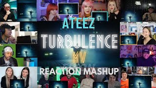 ATEEZ에이티즈  야간비행 Turbulence Official MV REACTION MASHUP [upl. by Woodson]