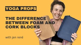 When to use foam blocks vs cork blocks in yoga [upl. by Inalel250]