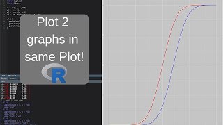 ggplot  How to Plot 2 Graphs in Same Plot in R [upl. by Mazlack]