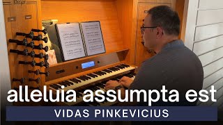 Vidas Pinkevicius  Alleluia Assumpta est Op 271  Klaipeda St Francis of Assisi Chapel [upl. by Olrac]