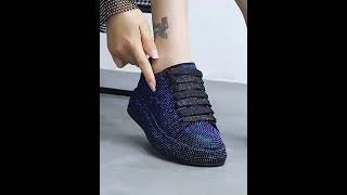 women full diamond shoes wwwbeautyandlifeenalibabacom [upl. by Akilat490]