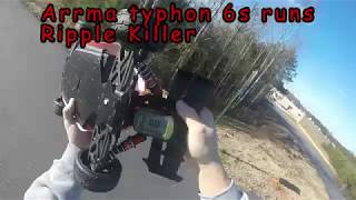 Arrma Typhon 6s passes cold weather Ripple killer [upl. by Mendelson]