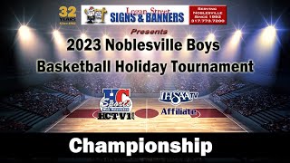 Crown Point vs Noblesville  Noblesville 2023 Holiday Tourney Game 4  Boys Basketball [upl. by Sihtam]