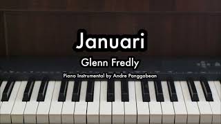 Januari  Glenn Fredly  Piano Karaoke by Andre Panggabean [upl. by Hanahs170]