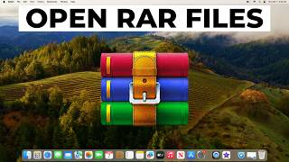 How to Open RAR File on Mac  Extract RAR files in MacBook [upl. by Grishilde]