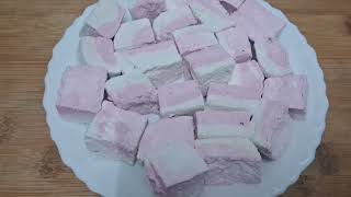 Easy Homemade Marshmallows  How to make Marshmallow recipe without Corn Syrup  NIsbas Recipes [upl. by Renaldo]