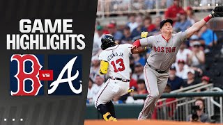 Red Sox vs Braves Game Highlights 5724  MLB Highlights [upl. by Washburn]