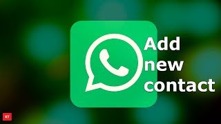 How to add new contacts in WhatsApp on android device [upl. by Ebby508]