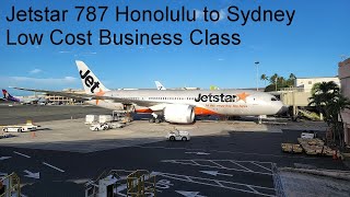 Trip Report Jetstar 787 Business Class Honolulu to Sydney [upl. by Airrat794]