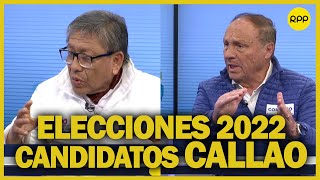 ELECCIONES CALLAO 2022 Ciro Castillo y Miguel Cordano exponen propuestas [upl. by Alyse]