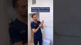 Injecting NAD Into My Stomach For Mitochondrial Health Optimization healthtips nad brainhealth [upl. by Zak778]