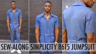 SEWALONG SIMPLICITY JUMPSUIT 8615 [upl. by Humo12]