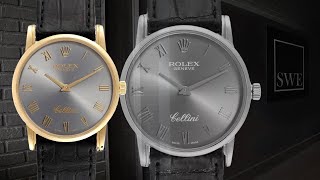 Rolex Cellini Classic Yellow Gold Slate Dial Watches 5116  SwissWatchExpo 1 Minute Watch Review [upl. by Iuq]