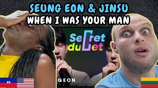 REACTION TO SEUNG EON amp JINSU  When I Was Your Man  Secret Duet EP 04  FIRST TIME WATCHING [upl. by Lean]